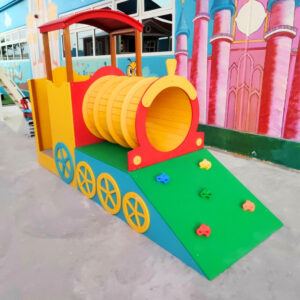 Train Shaped Climbing Frame